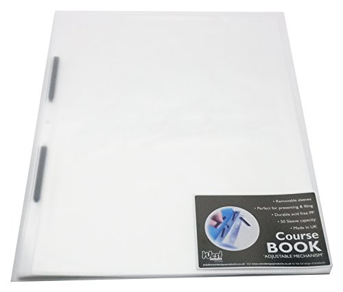 West A3 Adjustable Capacity Course Book Clear Opaline von Westfolio