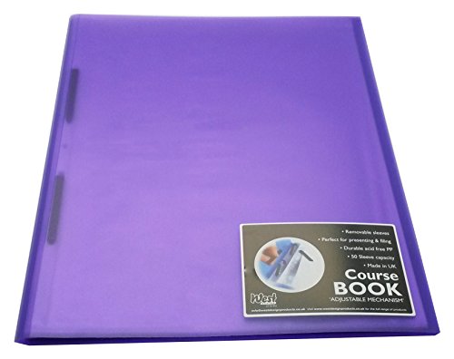 West A3 Adjustable Capacity Course Book Purple von Westfolio