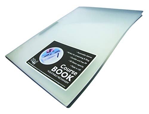 West A4 Adjustable Capacity Course Book Clear Opaline von Westfolio