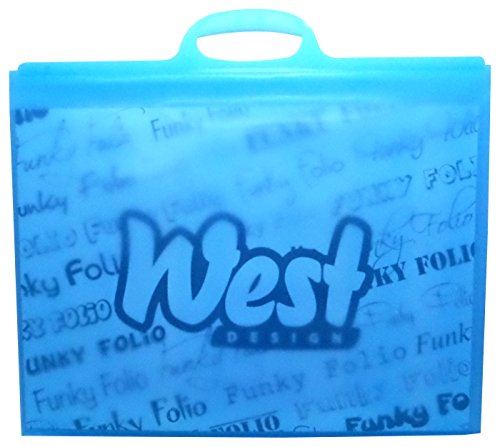 West Design A3 Funky Folio Plain Blue von Faber-Castell