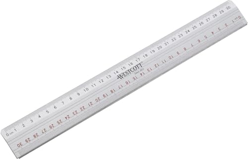 Acme United E-10112 00 Schneidelineal aus Metall, 30 cm, silber Acme United E-10112 00 Schneidelineal aus Metall, 30 cm, silber von Westcott