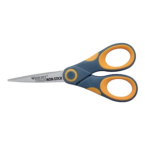 Westcott 14881 Titan-Schere, antihaftbeschichtet, für Büro und Zuhause, 12,7 cm von Westcott