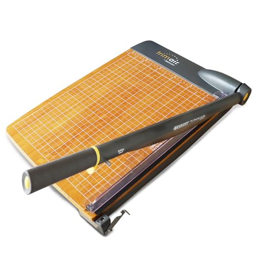 Westcott TrimAir Papierschneider 15" (38 cm), Premium Schneidemaschine mit Holzkern und titanbeschichteter Klinge, Hebelschneider inkl. Raster & Maßskalen für bis zu 30 Blatt, 15107 Westcott TrimAir Papierschneider 15" (38 cm), Premium Schneidemaschine mit Holzkern und titanbeschichteter Klinge, Hebelschneider inkl. Raster & Maßskalen für bis zu 30 Blatt, 15107 von Westcott