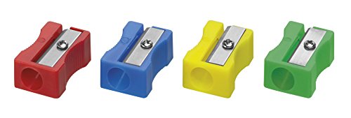 Westcott E-14207 00-I Einfachspitzer, Kunststoff 4 Farben sortiert, 20 Stück Westcott E-14207 00-I Einfachspitzer, Kunststoff 4 Farben sortiert, 20 Stück von Westcott
