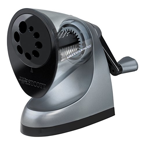 Westcott E-16549 00 iPoint ClassAct Titan Nitrid beschichteter manueller Anspitzer, grau Westcott E-16549 00 iPoint ClassAct Titan Nitrid beschichteter manueller Anspitzer, grau von Westcott