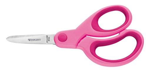 Westcott E-20582 00 Kinderschere Softgrip spitz, Polybeutel, 13 cm, pink von Westcott