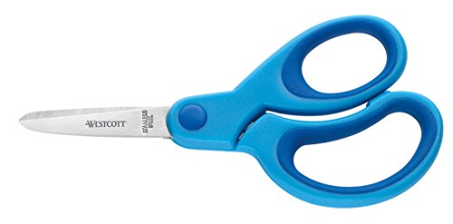 Westcott E-20583 00 Kinderschere Softgrip spitz, Polybeutel, 13 cm, blau von Westcott