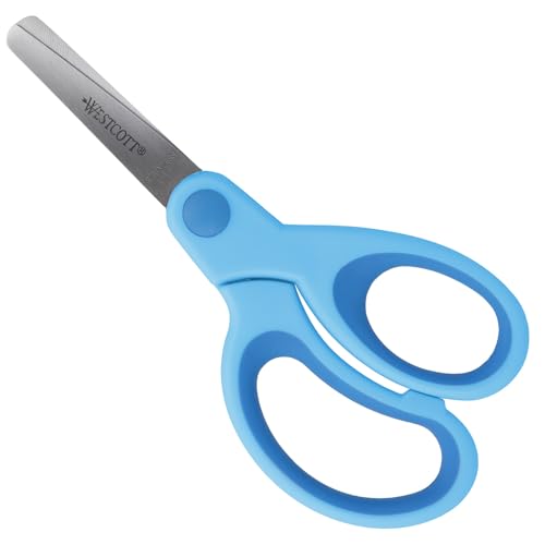 Westcott Softgrip Kinderschere Blau Rechtshänder | Schere mit ergonomischem Griff für Vorschulkinder | Bastelschere 13 cm (5") ideal für Kinderhände | Sicherheit durch abgerundete Spitze | E-21581 00 Westcott Softgrip Kinderschere Blau Rechtshänder | Schere mit ergonomischem Griff für Vorschulkinder | Bastelschere 13 cm (5") ideal für Kinderhände | Sicherheit durch abgerundete Spitze | E-21581 00 von Westcott