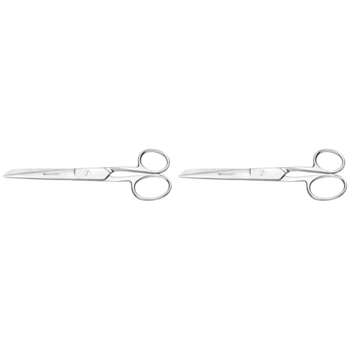 Westcott E-30861 00 Ganzstahl-Schere Steel, 15,5 cm Silber (Packung mit 2) von Westcott