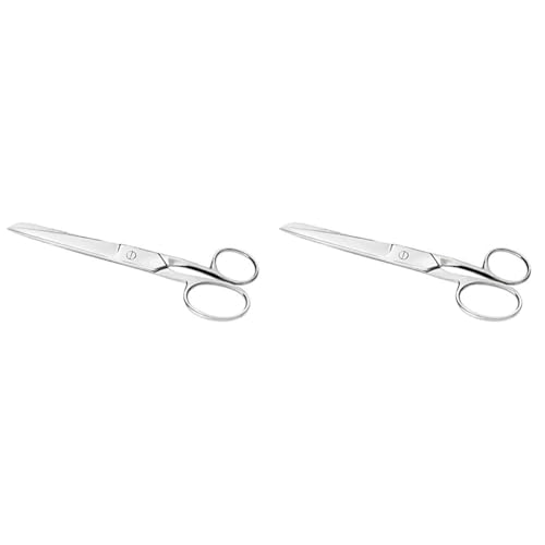 Westcott E-30871 00 Ganzstahl-Schere Steel 18 cm (Packung mit 2) von Westcott
