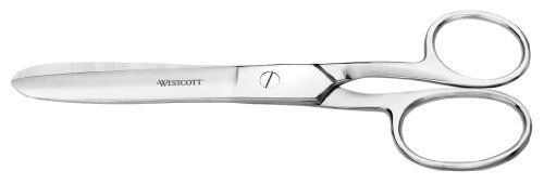 Westcott E-30872 00 Ganzstahl-Schere Steel runde Spitze, 17cm/7" von Westcott