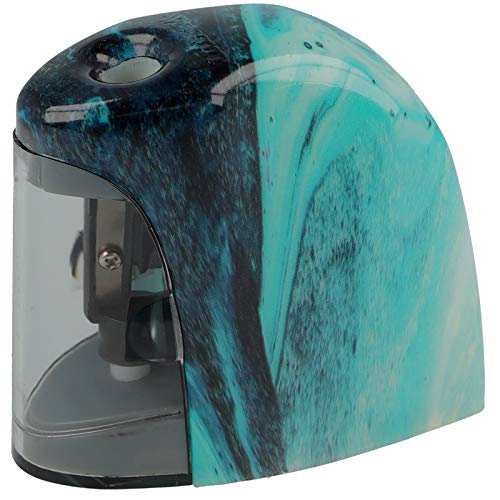 Westcott Elektrischer Anspitzer in Pouring Art- und Marmor-Optik mit Behälter, batterie-betrieben, Dosenspitzer, E-55060 BLUE Westcott Elektrischer Anspitzer in Pouring Art- und Marmor-Optik mit Behälter, batterie-betrieben, Dosenspitzer, E-55060 BLUE von Westcott