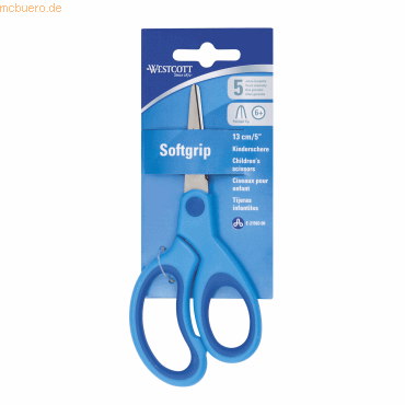 Westcott Kinderschere Kids E-21583 00 spitze Spitze 13cm blau Westcott Kinderschere Kids E-21583 00 spitze Spitze 13cm blau von Westcott