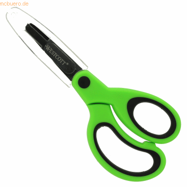 Westcott Kinderschere KidsNEON E-21565 00 runde Spitze 13cm grün von Westcott