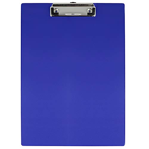 Westcott Klemmbrett, für A4, Kunststoff, blau, E-17101 BLUE von Westcott