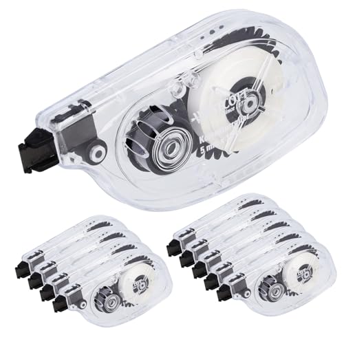 Westcott Korrekturroller seitliche Abrolltechnik 10 Stück | Korrekturmaus mit weißer Korrekturschicht 10m x 5mm | präzise, hochdeckend und sofort beschreibbar | E-743917 00 Westcott Korrekturroller seitliche Abrolltechnik 10 Stück | Korrekturmaus mit weißer Korrekturschicht 10m x 5mm | präzise, hochdeckend und sofort beschreibbar | E-743917 00 von Westcott