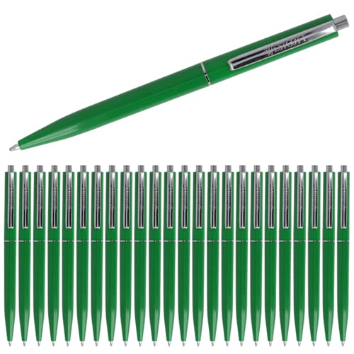 Westcott Kugelschreiber ALLTIME Grün 25 Stück | Vorteilspack Druckkugelschreiber mit grüner Tinte | Strichstärke M mit X20 Standardmine | Dokumentenecht ISO 12757-2 | Stabiler Metallclip | E-737463 00 Westcott Kugelschreiber ALLTIME Grün 25 Stück | Vorteilspack Druckkugelschreiber mit grüner Tinte | Strichstärke M mit X20 Standardmine | Dokumentenecht ISO 12757-2 | Stabiler Metallclip | E-737463 00 von Westcott