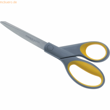 Westcott Schere TITANIUM Super 21cm gelb/grau Westcott Schere TITANIUM Super 21cm gelb/grau von Westcott