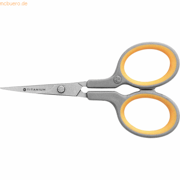 Westcott Schere Titanium Super E-30444 00 geb. 10cm/4Zoll gelb/grau von Westcott