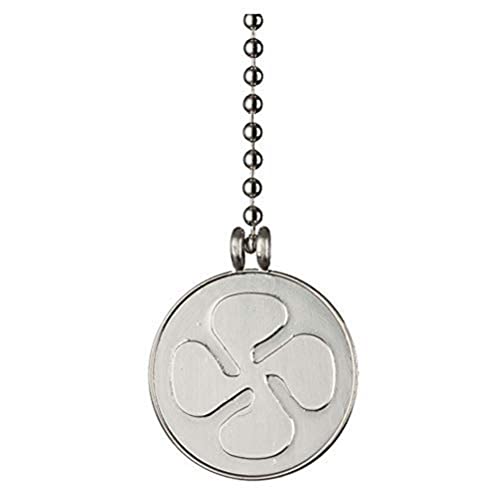 Westinghouse 77036 Zugkette mit Ventilator-Medaillon, gebürstet, Nickel, 30,5 cm, Universalgröße, Silver Westinghouse 77036 Zugkette mit Ventilator-Medaillon, gebürstet, Nickel, 30,5 cm, Universalgröße, Silver von Westinghouse
