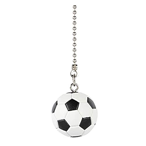 Westinghouse Fußball-Zugkette in gebürstetem Nickel, Zugkette mit Fußball, Deckenmontage, Sportlich-modern, Entfernbarer Fußballanhänger, 30,5 cm lang Westinghouse Fußball-Zugkette in gebürstetem Nickel, Zugkette mit Fußball, Deckenmontage, Sportlich-modern, Entfernbarer Fußballanhänger, 30,5 cm lang von Westinghouse