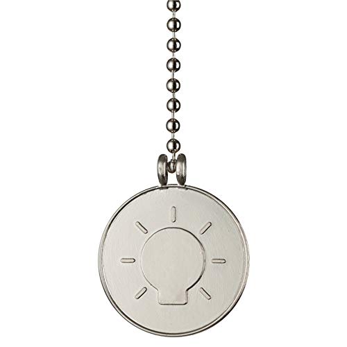 77029 Ausführung in gebürstetem Nickel, Zugkette mit Glühbirnen-Medaillon 77029 Ausführung in gebürstetem Nickel, Zugkette mit Glühbirnen-Medaillon von Westinghouse