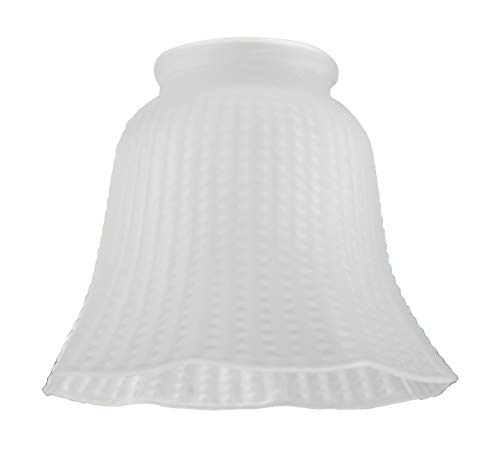 Westinghouse Lighting 8703840 Lampenschirm 4,4 cm, aus satiniertem Riffelglas, Glockenform, weiß,, 12 x 12 x 9.81 cm Westinghouse Lighting 8703840 Lampenschirm 4,4 cm, aus satiniertem Riffelglas, Glockenform, weiß,, 12 x 12 x 9.81 cm von Westinghouse