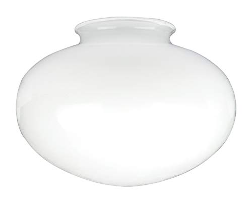 Westinghouse Lighting 8705140 Lampenschirm 6,8 cm aus satiniertem Glas, Pilzform, weiß, 17.4 x 17.4 x 12.5 cm von Westinghouse
