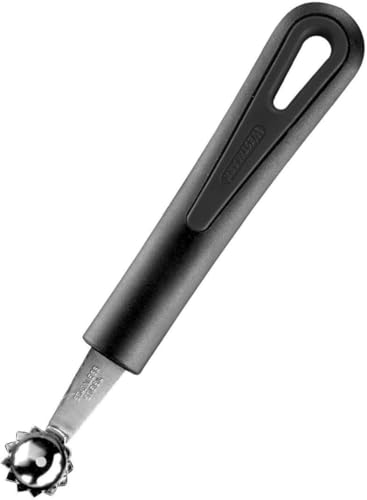 Westmark Aushöhllöffel/Tomatenstrunk-Entferner, Mit gezahntem Rand, ø 2,1 cm, Länge: 16,6 cm, Rostfreier Edelstahl/Kunststoff, Gentle, Schwarz, 28202270 Westmark Aushöhllöffel/Tomatenstrunk-Entferner, Mit gezahntem Rand, ø 2,1 cm, Länge: 16,6 cm, Rostfreier Edelstahl/Kunststoff, Gentle, Schwarz, 28202270 von Westmark