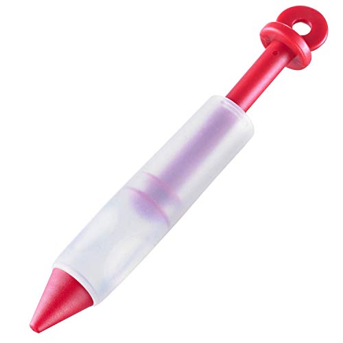 Westmark Dekorierstift/Dekorierspritze für Backwaren, Länge: 14,8 cm, Silikon/Kunststoff, Silikon, Transparent/Rot, 31112280 Westmark Dekorierstift/Dekorierspritze für Backwaren, Länge: 14,8 cm, Silikon/Kunststoff, Silikon, Transparent/Rot, 31112280 von Westmark