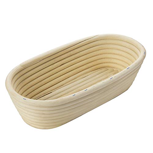 Westmark Gärkörbchen, Für 750-1000g Brotteig, Oval, Länge: ca. 28 cm, Peddigrohr, Hellbeige, 32042270 Westmark Gärkörbchen, Für 750-1000g Brotteig, Oval, Länge: ca. 28 cm, Peddigrohr, Hellbeige, 32042270 von Westmark
