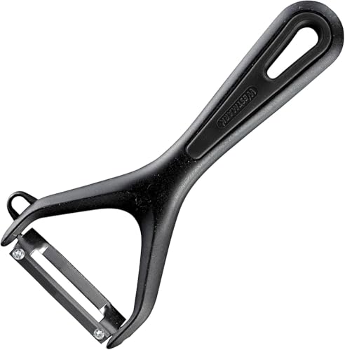 Westmark Gemüse- und Spargelschäler mit Ausstecher, Gentle, Edelstahl-Klinge, Mit Klingenschutz, Schwarz, 28022270 Westmark Gemüse- und Spargelschäler mit Ausstecher, Gentle, Edelstahl-Klinge, Mit Klingenschutz, Schwarz, 28022270 von Westmark