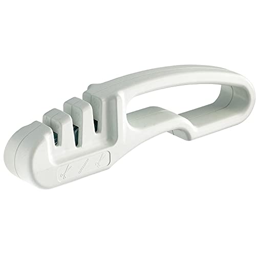 Westmark Messer-und Scherenschärfer, Kunststoff, weiss, 18.3 x 2.9 x 4.9 cm von Westmark
