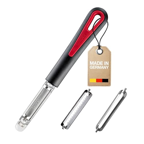 Westmark TLG.: 1 Tomaten-/Kiwischäler + 1 Julienne Standard, 1 Schäler Gallant, Rostfreier Edelstahl/Kunststoff, Schwarz/Rot, 294622E6, Tomfix, Set mit 3 Klingen, 3 Westmark TLG.: 1 Tomaten-/Kiwischäler + 1 Julienne Standard, 1 Schäler Gallant, Rostfreier Edelstahl/Kunststoff, Schwarz/Rot, 294622E6, Tomfix, Set mit 3 Klingen, 3 von Westmark
