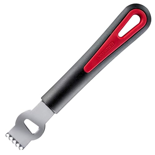 Westmark Zitronenschaber/Zestenreißer mit Kanneliermesser, Länge: 16,5 cm, Rostfreier Edelstahl/Kunststoff, Gallant, Schwarz/Rot, 29302270 Westmark Zitronenschaber/Zestenreißer mit Kanneliermesser, Länge: 16,5 cm, Rostfreier Edelstahl/Kunststoff, Gallant, Schwarz/Rot, 29302270 von Westmark