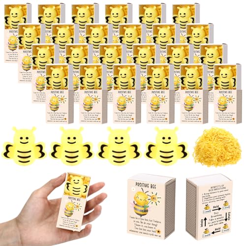 Wettarn 50 Sets Bienengeschenke, positive niedliche Stressbälle mit Unterstützung, Geschenkboxen, inspirierende Partygeschenke für Mitarbeiter, Kollegen, Freunde, Büro, Stressabbau-Spielzeug Wettarn 50 Sets Bienengeschenke, positive niedliche Stressbälle mit Unterstützung, Geschenkboxen, inspirierende Partygeschenke für Mitarbeiter, Kollegen, Freunde, Büro, Stressabbau-Spielzeug von Wettarn