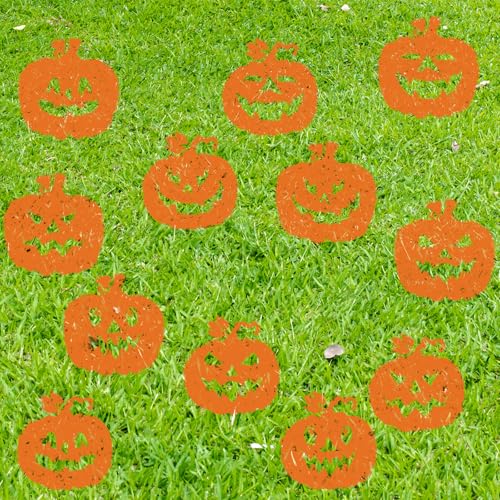 Weysat 8 Stück große Kürbis-Schablonen für Hof, Halloween-Schablonen zum Basteln, wiederverwendbar zum Malen von Rasen, Holz, Papier, Stoff, Glas, Wand, Halloween-Projekten Weysat 8 Stück große Kürbis-Schablonen für Hof, Halloween-Schablonen zum Basteln, wiederverwendbar zum Malen von Rasen, Holz, Papier, Stoff, Glas, Wand, Halloween-Projekten von Weysat