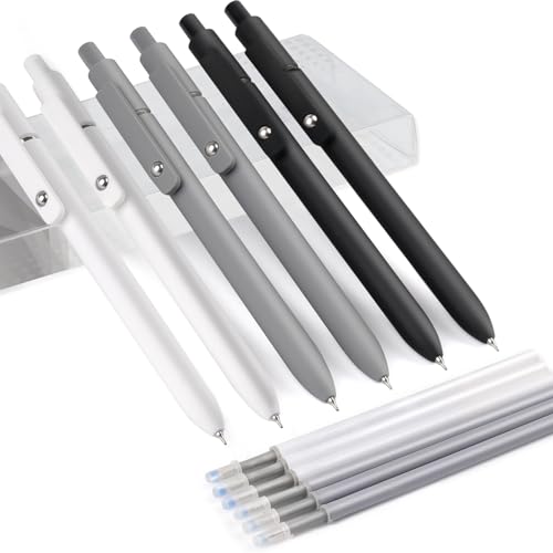 Weysoo Kugelschreiber, 6 Stück Gelschreiber mit 6 Stück Nachfüllminen, Gelstifte Aesthetic, Schwarze Einziehbare Gelschreiber, Gel Pen, Kugelschreiber Pastell für Schulsachen, Schreiben -0,5 mm Weysoo Kugelschreiber, 6 Stück Gelschreiber mit 6 Stück Nachfüllminen, Gelstifte Aesthetic, Schwarze Einziehbare Gelschreiber, Gel Pen, Kugelschreiber Pastell für Schulsachen, Schreiben -0,5 mm von Weysoo