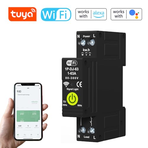 Weytoll Intelligenter WiFi-Leistungsschalter, EIN-AUS-Zeitsteuerung, Photovoltaik-Bidirektional-Messenergiezähler mit Mess- und Prepaid-Funktion Weytoll Intelligenter WiFi-Leistungsschalter, EIN-AUS-Zeitsteuerung, Photovoltaik-Bidirektional-Messenergiezähler mit Mess- und Prepaid-Funktion von Weytoll