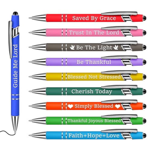 Wezalget 10 Stück inspirierende Stift, Motivationszitate Kugelschreiber mit - und Sprüchen, für Frauenschule Treffen Team Veranstaltungen Office Supplies von Wezalget
