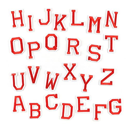 Wezalget Alphabet Patches - Buchstaben Patches Aufkleber - Gestickte Patches Buchstaben Kreative Aufbügler Buchstaben Patches Alphabet Patch für Jeans Schuhe Hüte Jacken Wezalget Alphabet Patches - Buchstaben Patches Aufkleber - Gestickte Patches Buchstaben Kreative Aufbügler Buchstaben Patches Alphabet Patch für Jeans Schuhe Hüte Jacken von Wezalget
