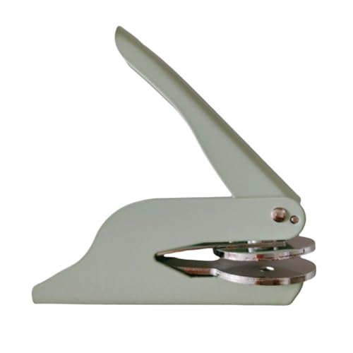 Wezalget Embosser Stempel, Embosser -Buchstempel, Handheld -Präge -Tool für Leser, Sammler, Bibliotheken und Hochzeitseinladungen, Notar Seal Labels von Wezalget