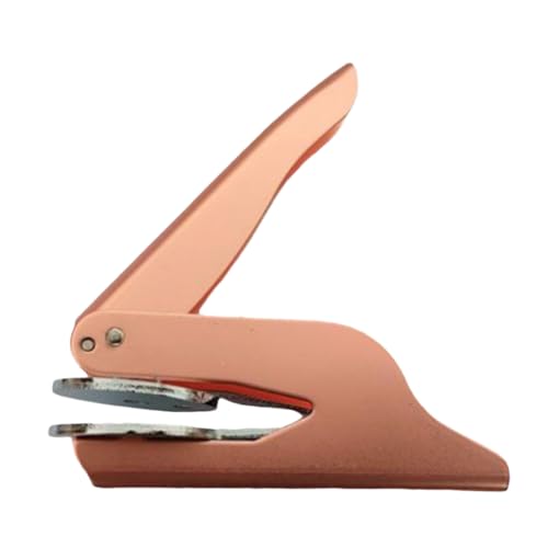 Wezalget Embosser Stempel, Embosser -Buchstempel, Handheld -Präge -Tool für Leser, Sammler, Bibliotheken und Hochzeitseinladungen, Notar Seal Labels von Wezalget