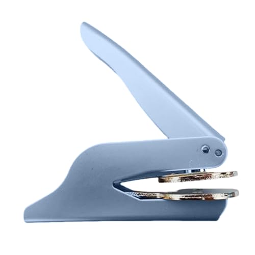 Wezalget Embosser Stempel, Embosser -Buchstempel, Handheld -Präge -Tool für Leser, Sammler, Bibliotheken und Hochzeitseinladungen, Notar Seal Labels von Wezalget