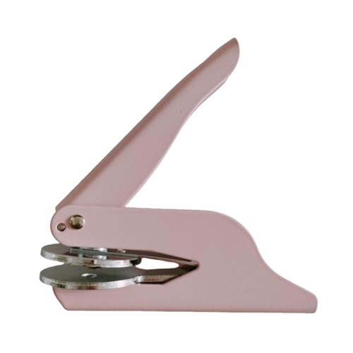 Wezalget Embosser Stempel, Embosser -Buchstempel, Handheld -Präge -Tool für Leser, Sammler, Bibliotheken und Hochzeitseinladungen, Notar Seal Labels von Wezalget
