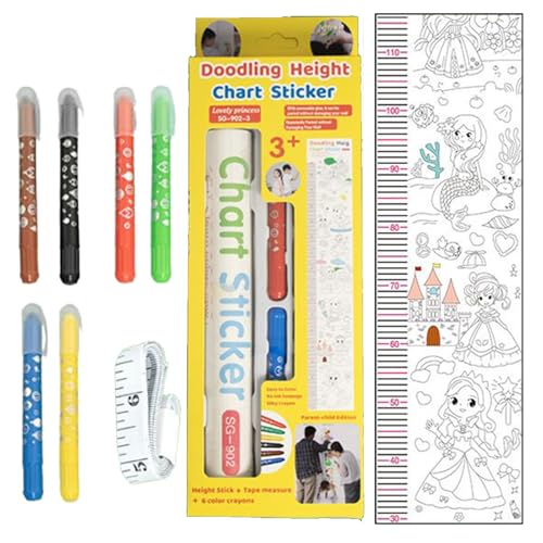 Wezalget Größenmessband, Zum Bemalen Wandaufkleber Für Größenmessung, Kinderzimmer Spielzimmer Wandsticker Wezalget Größenmessband, Zum Bemalen Wandaufkleber Für Größenmessung, Kinderzimmer Spielzimmer Wandsticker von Wezalget
