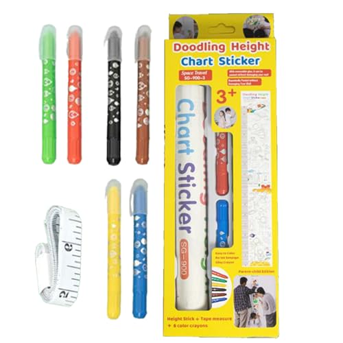 Wezalget Höhenmessgerät für die Wand - Zum Bemalen Höhenmesser Wanddeko,Dekoratives und interaktives Wachstumsmessgerät für Kinderzimmer Schlafzimmer Klassenzimmer und Spielzimmer Wezalget Höhenmessgerät für die Wand - Zum Bemalen Höhenmesser Wanddeko,Dekoratives und interaktives Wachstumsmessgerät für Kinderzimmer Schlafzimmer Klassenzimmer und Spielzimmer von Wezalget
