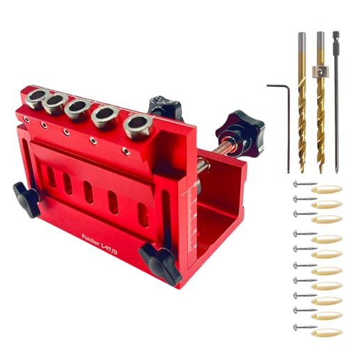 Wezalget Pocket Hole Jig - Holzverbindungshilfe Mit Winkelführung - Effiziente Aluminiumlegierung Positionierhilfe Führungswerkzeug für Holzwerken Enthusiasten Profis & Einsteiger Wezalget Pocket Hole Jig - Holzverbindungshilfe Mit Winkelführung - Effiziente Aluminiumlegierung Positionierhilfe Führungswerkzeug für Holzwerken Enthusiasten Profis & Einsteiger von Wezalget