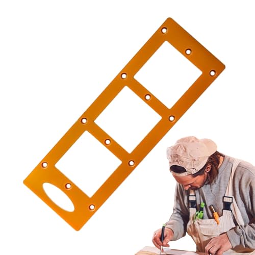 Wezalget Telefonkabelschlitz-Schablone, Trockenbau-Montagehalterung, Netzwerkkabelgehäuse-Halterung, Trockenbau-Montage-Schablone für Nachttisch-Steckdose oder Wandsteckdose von Wezalget
