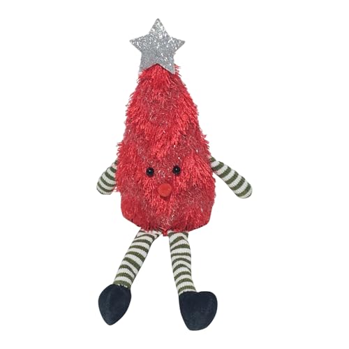 Wezalget Weiches Weihnachtsspielzeug, weiche Puppe Weihnachtsbaum, weiche Charaktere Festliches Spiel für Reisen Zuhause Schreibtischdekoration Spielzeug Kinder Spaß von Wezalget